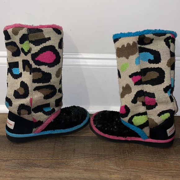 Little Miss Matched Girls size 2 boots - Picture 5 of 5